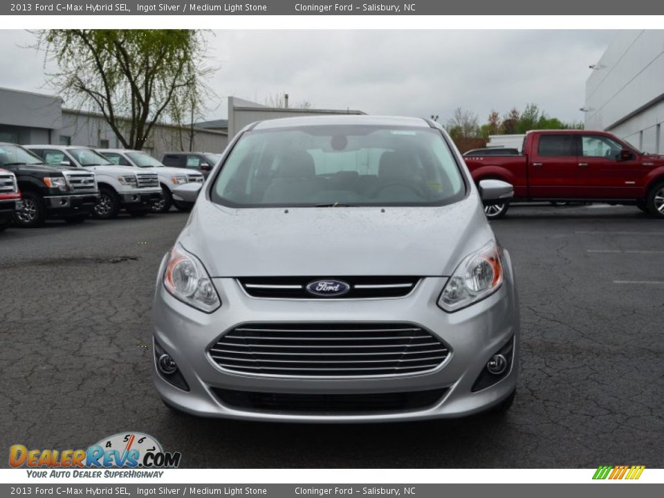 2013 Ford C-Max Hybrid SEL Ingot Silver / Medium Light Stone Photo #7