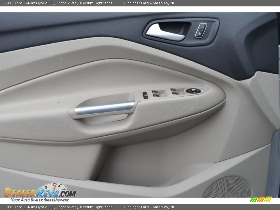 2013 Ford C-Max Hybrid SEL Ingot Silver / Medium Light Stone Photo #8