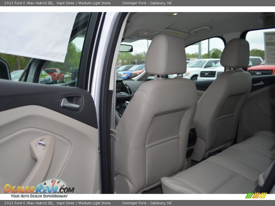 2013 Ford C-Max Hybrid SEL Ingot Silver / Medium Light Stone Photo #12