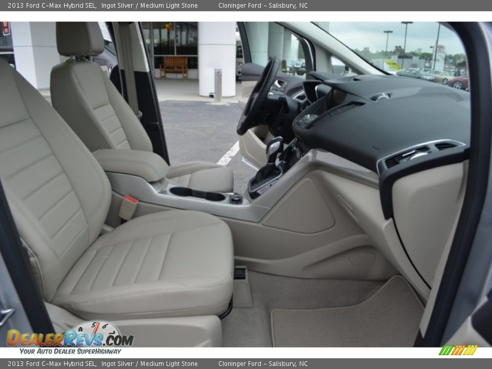 2013 Ford C-Max Hybrid SEL Ingot Silver / Medium Light Stone Photo #15