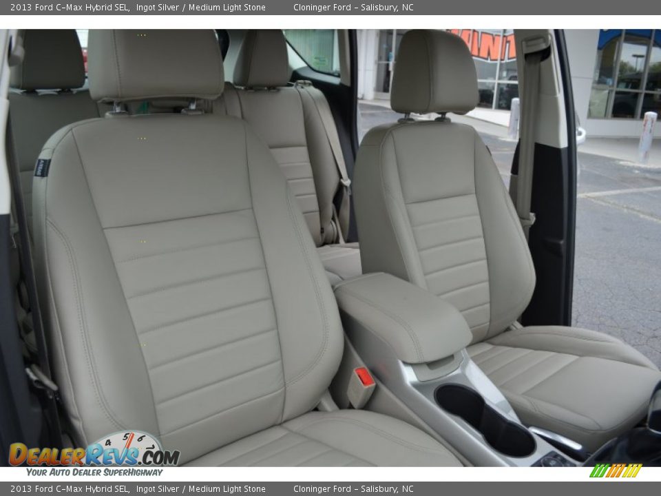 2013 Ford C-Max Hybrid SEL Ingot Silver / Medium Light Stone Photo #18