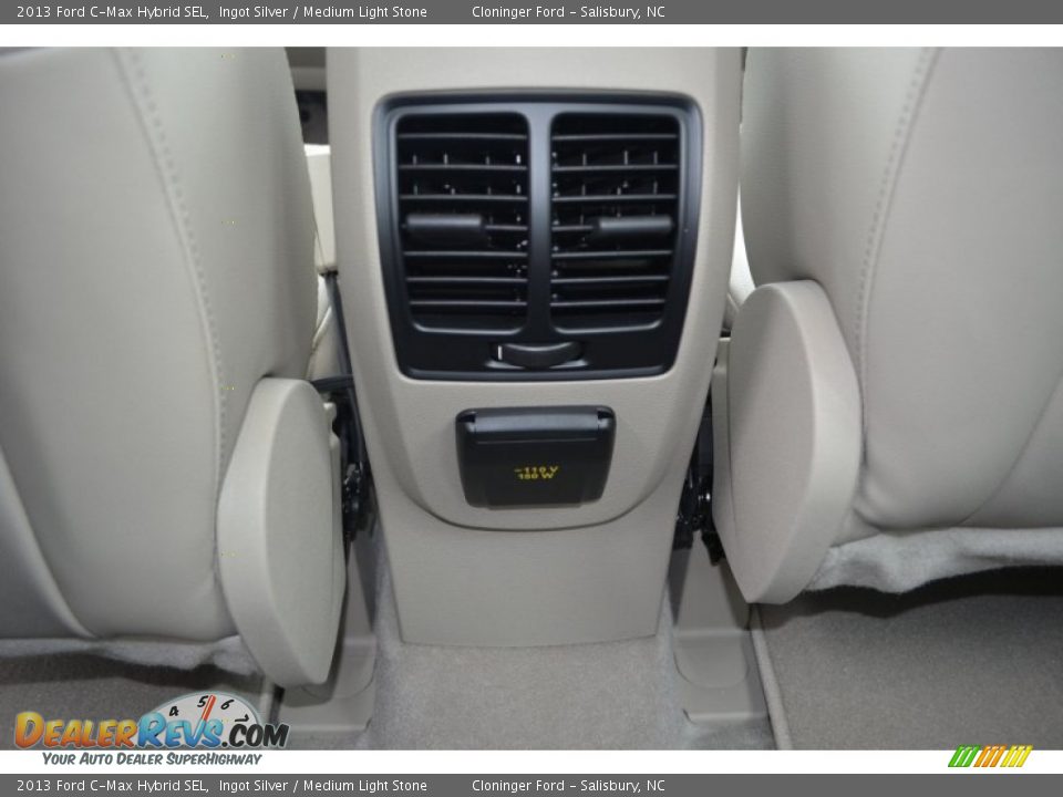 2013 Ford C-Max Hybrid SEL Ingot Silver / Medium Light Stone Photo #22