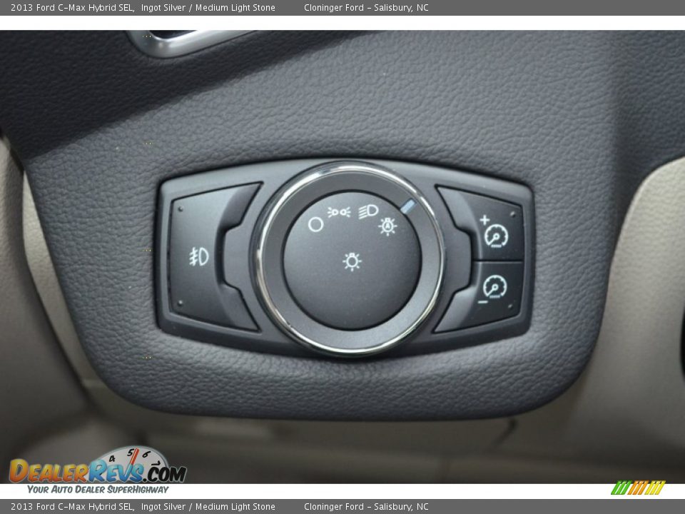 2013 Ford C-Max Hybrid SEL Ingot Silver / Medium Light Stone Photo #26