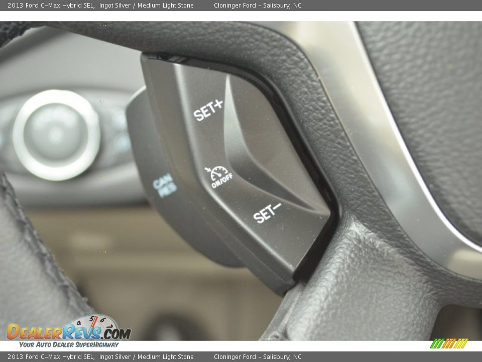 2013 Ford C-Max Hybrid SEL Ingot Silver / Medium Light Stone Photo #32