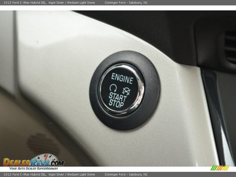 2013 Ford C-Max Hybrid SEL Ingot Silver / Medium Light Stone Photo #34