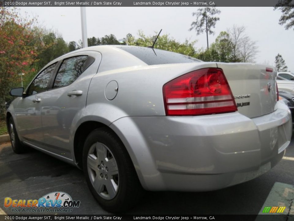 2010 Dodge Avenger SXT Bright Silver Metallic / Dark Slate Gray Photo #2
