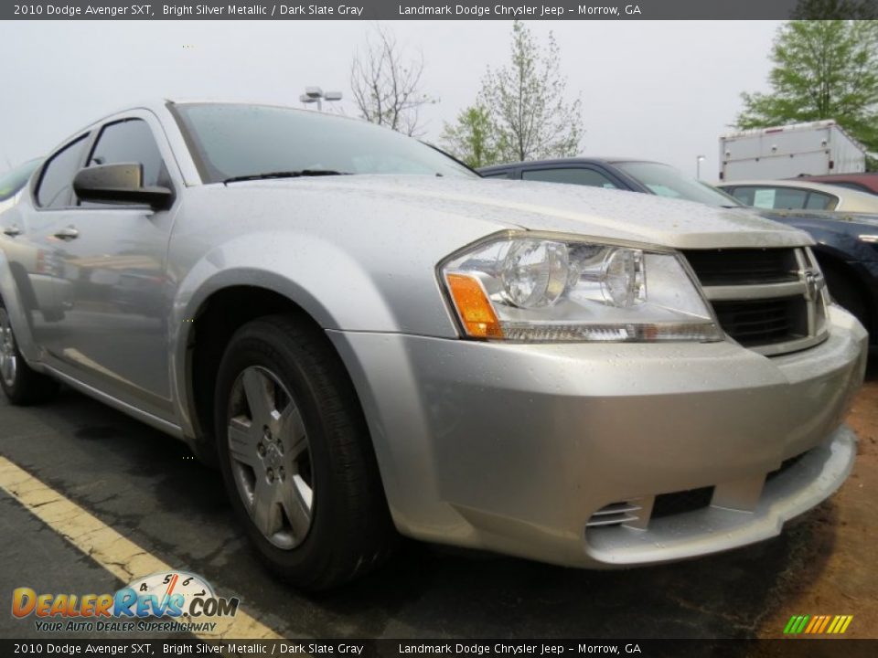 2010 Dodge Avenger SXT Bright Silver Metallic / Dark Slate Gray Photo #4