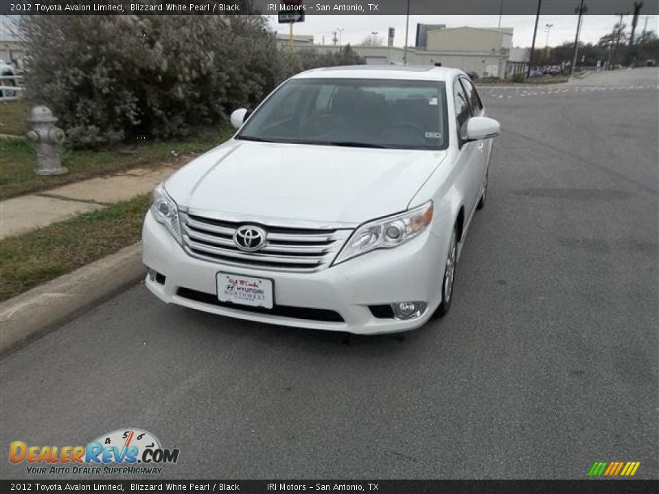 2012 Toyota Avalon Limited Blizzard White Pearl / Black Photo #2