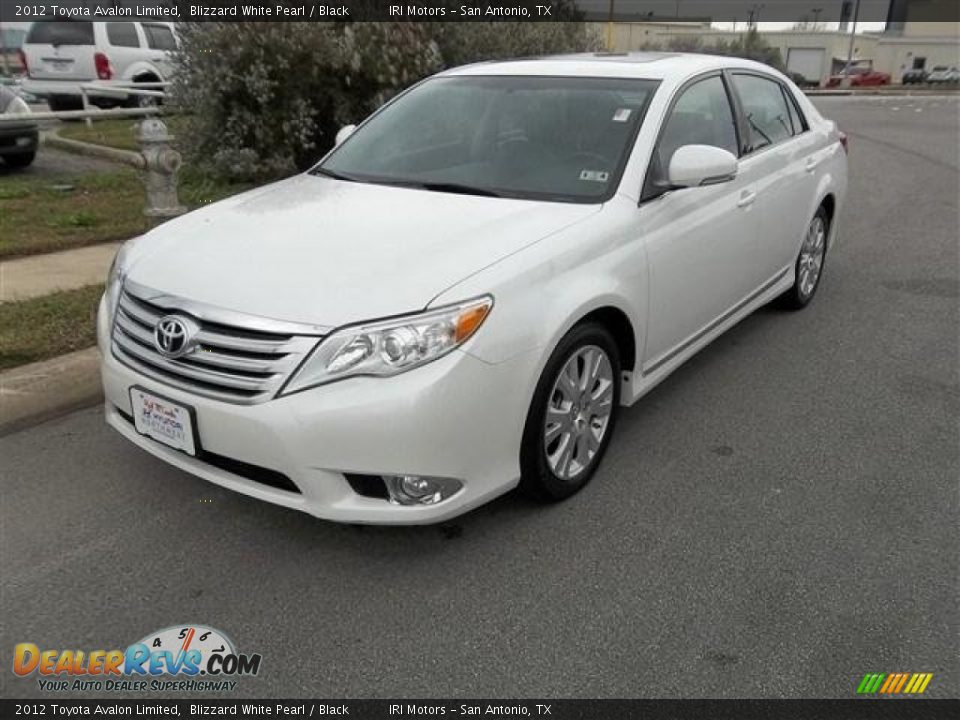 2012 Toyota Avalon Limited Blizzard White Pearl / Black Photo #3