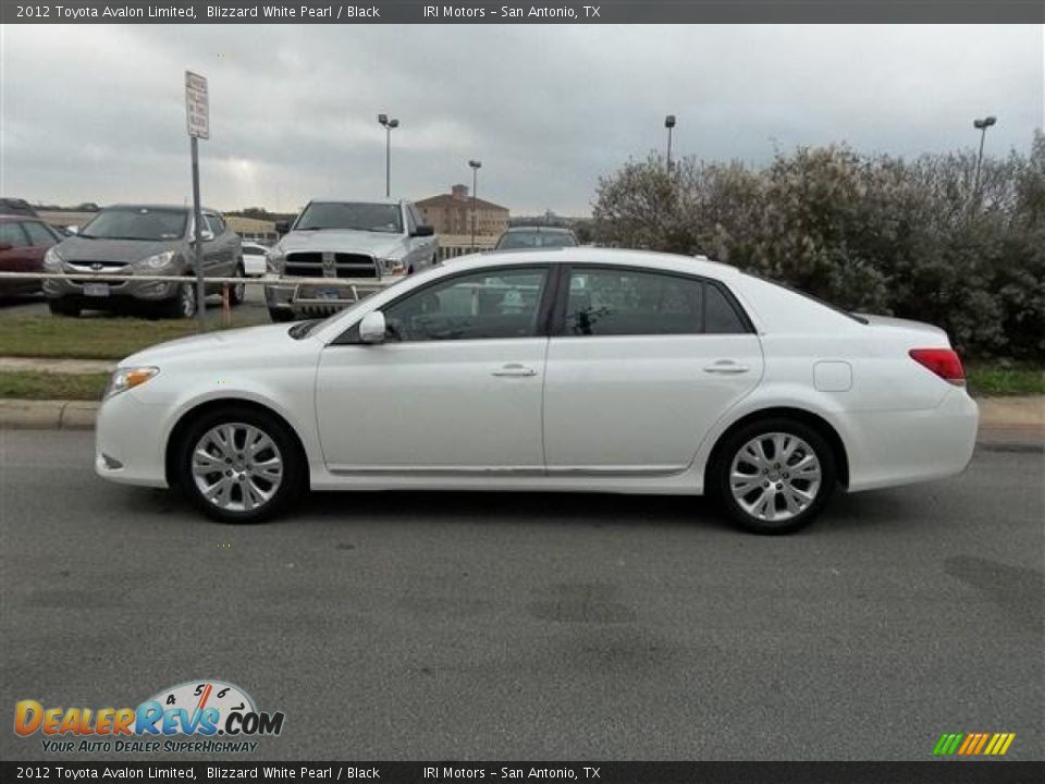 2012 Toyota Avalon Limited Blizzard White Pearl / Black Photo #4