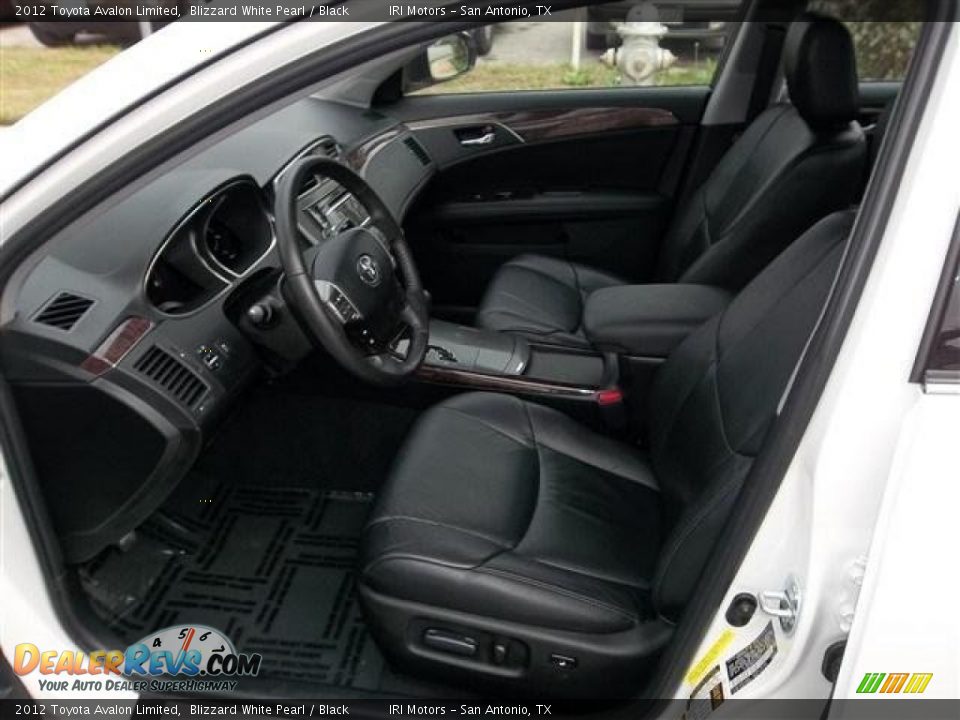2012 Toyota Avalon Limited Blizzard White Pearl / Black Photo #8