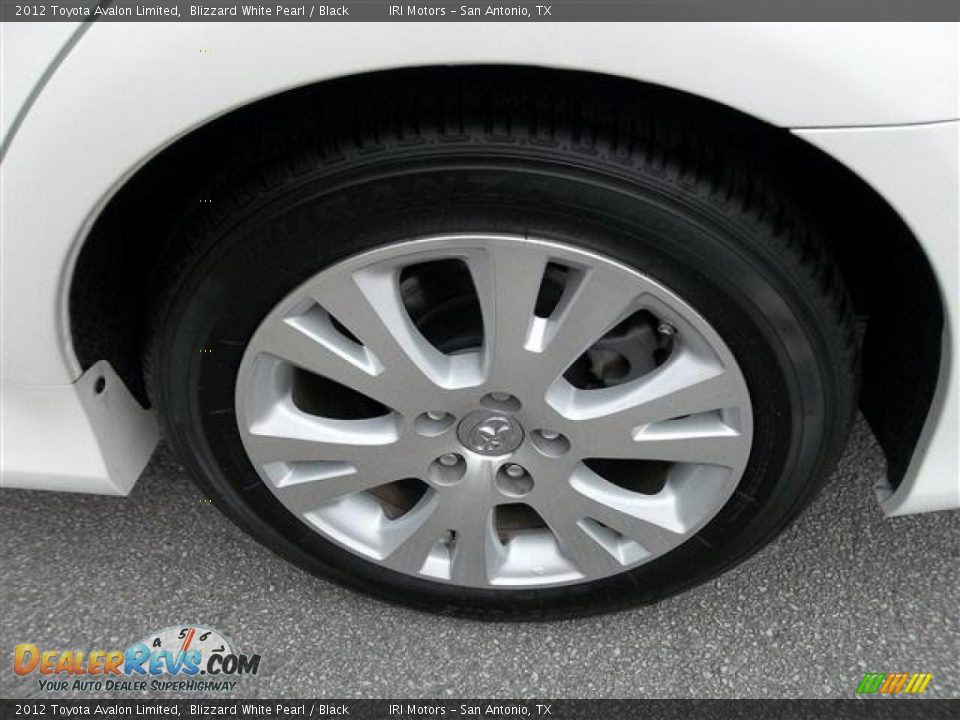 2012 Toyota Avalon Limited Blizzard White Pearl / Black Photo #11