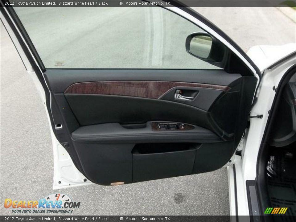 2012 Toyota Avalon Limited Blizzard White Pearl / Black Photo #12