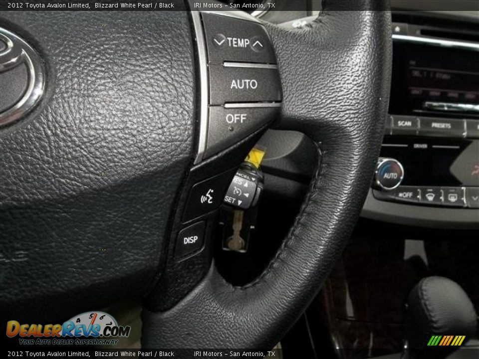 2012 Toyota Avalon Limited Blizzard White Pearl / Black Photo #14