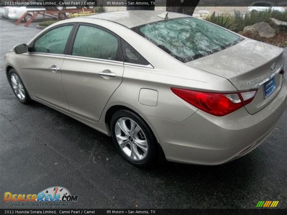 2011 Hyundai Sonata Limited Camel Pearl / Camel Photo #2