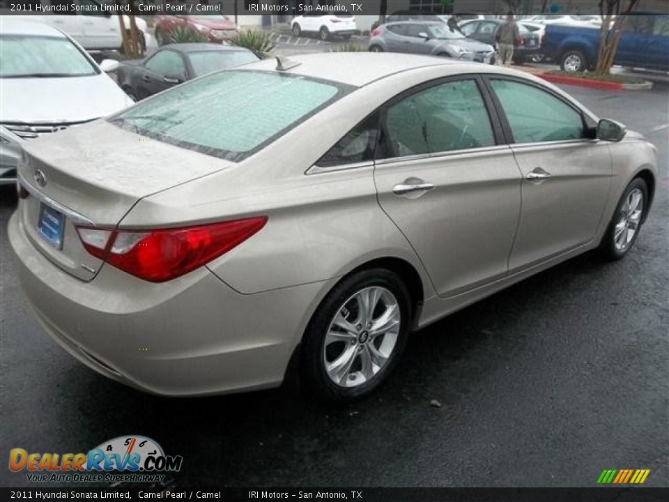 2011 Hyundai Sonata Limited Camel Pearl / Camel Photo #4