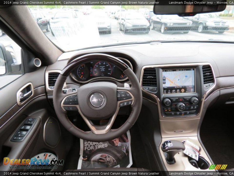 Dashboard of 2014 Jeep Grand Cherokee Summit 4x4 Photo #8