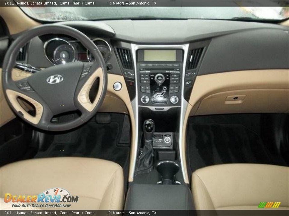 2011 Hyundai Sonata Limited Camel Pearl / Camel Photo #14