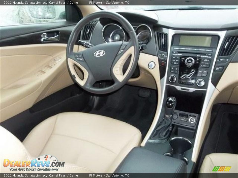 2011 Hyundai Sonata Limited Camel Pearl / Camel Photo #16