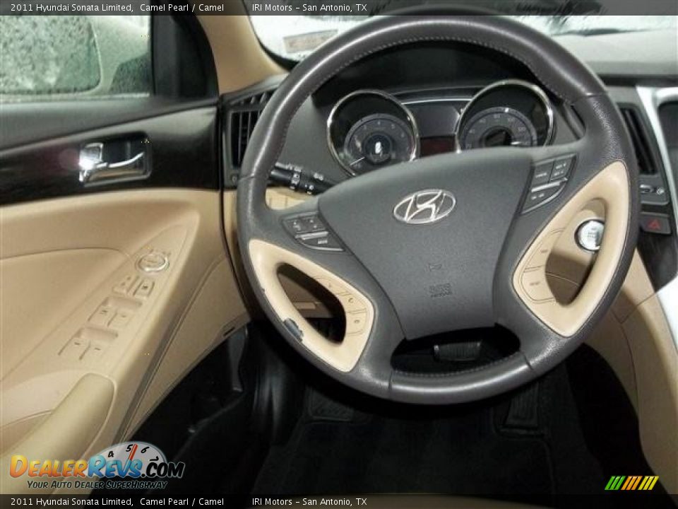 2011 Hyundai Sonata Limited Camel Pearl / Camel Photo #17
