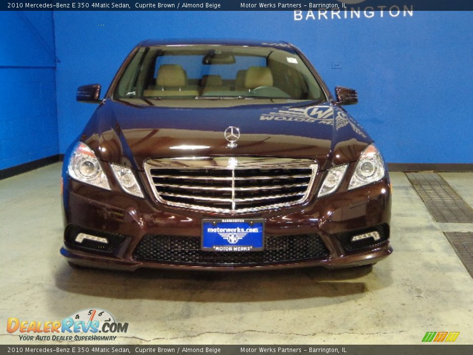 2010 Mercedes-Benz E 350 4Matic Sedan Cuprite Brown / Almond Beige Photo #2