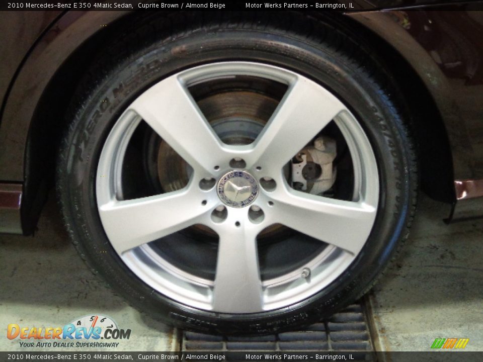 2010 Mercedes-Benz E 350 4Matic Sedan Cuprite Brown / Almond Beige Photo #7
