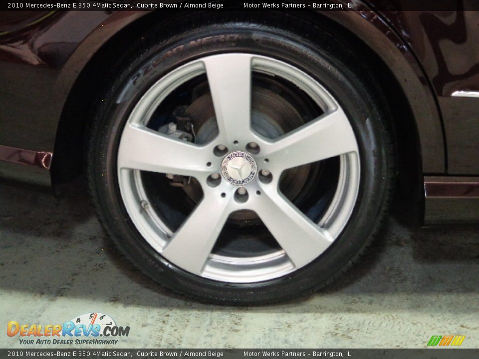 2010 Mercedes-Benz E 350 4Matic Sedan Cuprite Brown / Almond Beige Photo #12