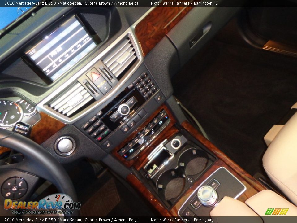2010 Mercedes-Benz E 350 4Matic Sedan Cuprite Brown / Almond Beige Photo #18