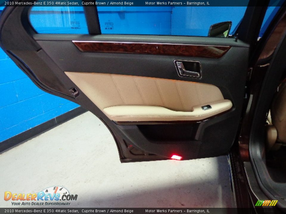 2010 Mercedes-Benz E 350 4Matic Sedan Cuprite Brown / Almond Beige Photo #20