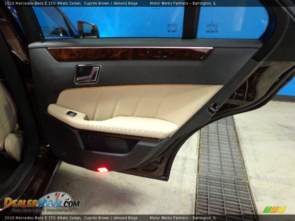 2010 Mercedes-Benz E 350 4Matic Sedan Cuprite Brown / Almond Beige Photo #22