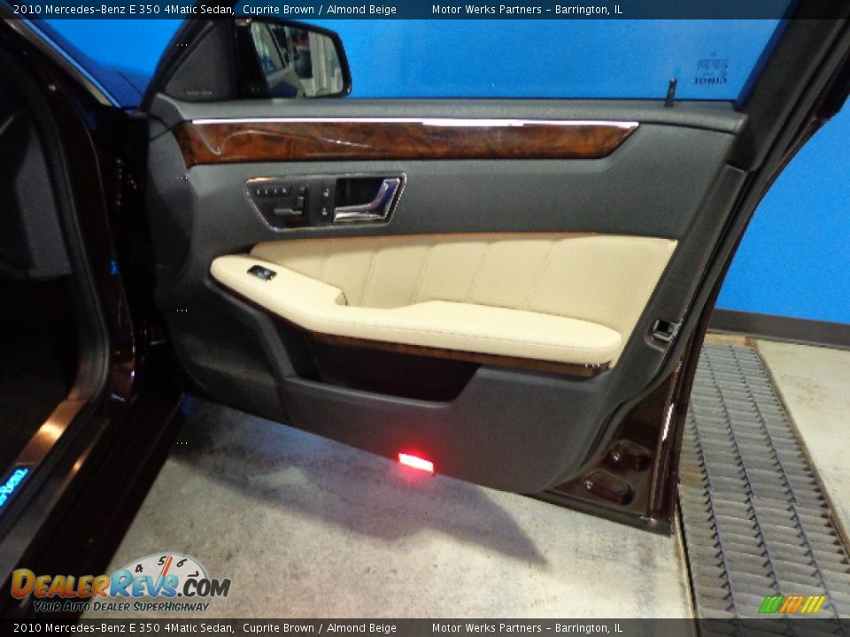 2010 Mercedes-Benz E 350 4Matic Sedan Cuprite Brown / Almond Beige Photo #23