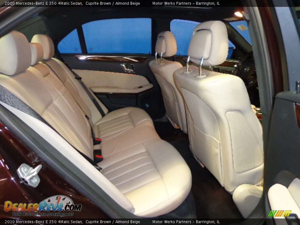 Rear Seat of 2010 Mercedes-Benz E 350 4Matic Sedan Photo #24