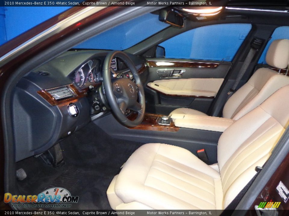 Almond Beige Interior - 2010 Mercedes-Benz E 350 4Matic Sedan Photo #27
