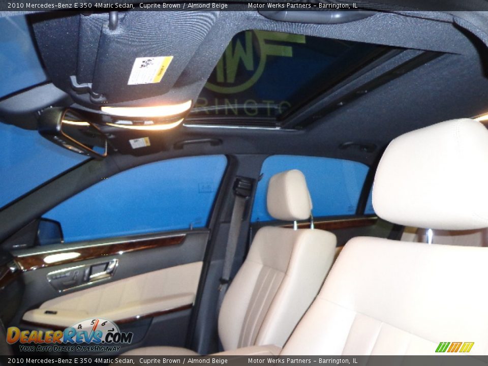 2010 Mercedes-Benz E 350 4Matic Sedan Cuprite Brown / Almond Beige Photo #29