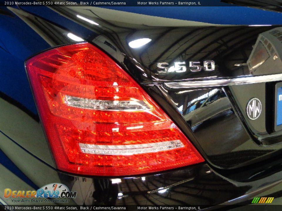 2010 Mercedes-Benz S 550 4Matic Sedan Black / Cashmere/Savanna Photo #22
