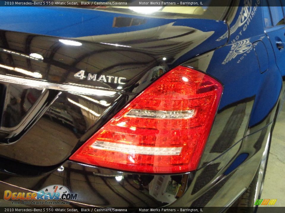 2010 Mercedes-Benz S 550 4Matic Sedan Black / Cashmere/Savanna Photo #24