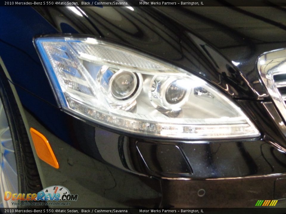 2010 Mercedes-Benz S 550 4Matic Sedan Black / Cashmere/Savanna Photo #27