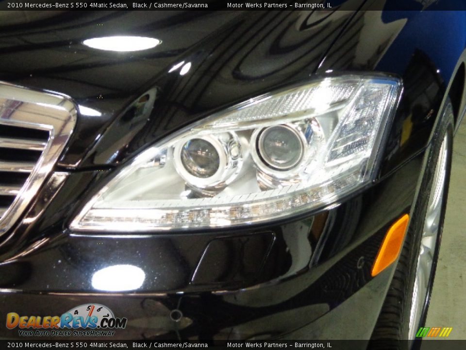 2010 Mercedes-Benz S 550 4Matic Sedan Black / Cashmere/Savanna Photo #29