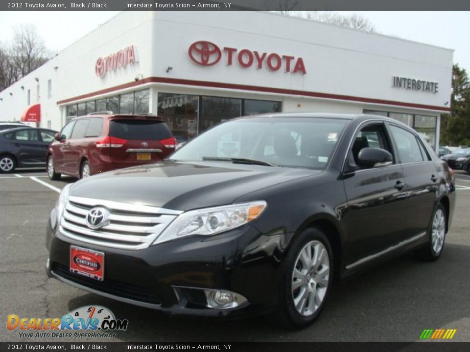 2012 Toyota Avalon Black / Black Photo #1