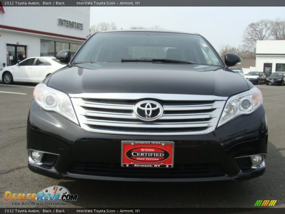 2012 Toyota Avalon Black / Black Photo #2