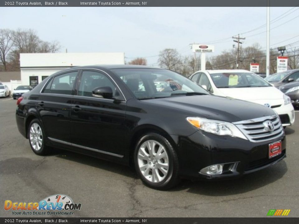 2012 Toyota Avalon Black / Black Photo #3