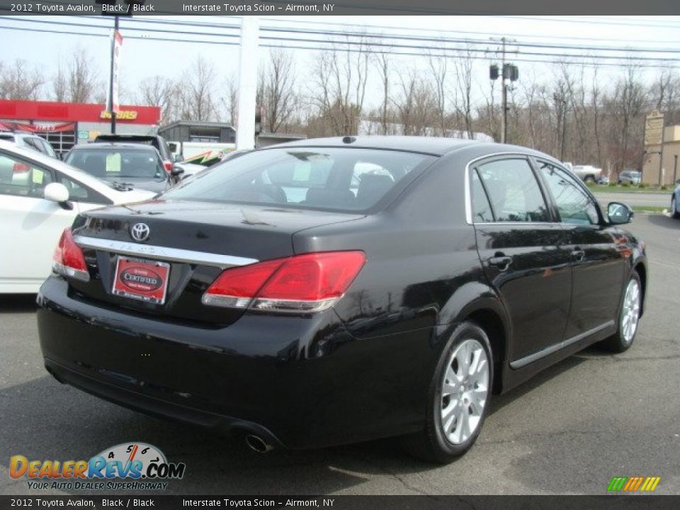 2012 Toyota Avalon Black / Black Photo #4