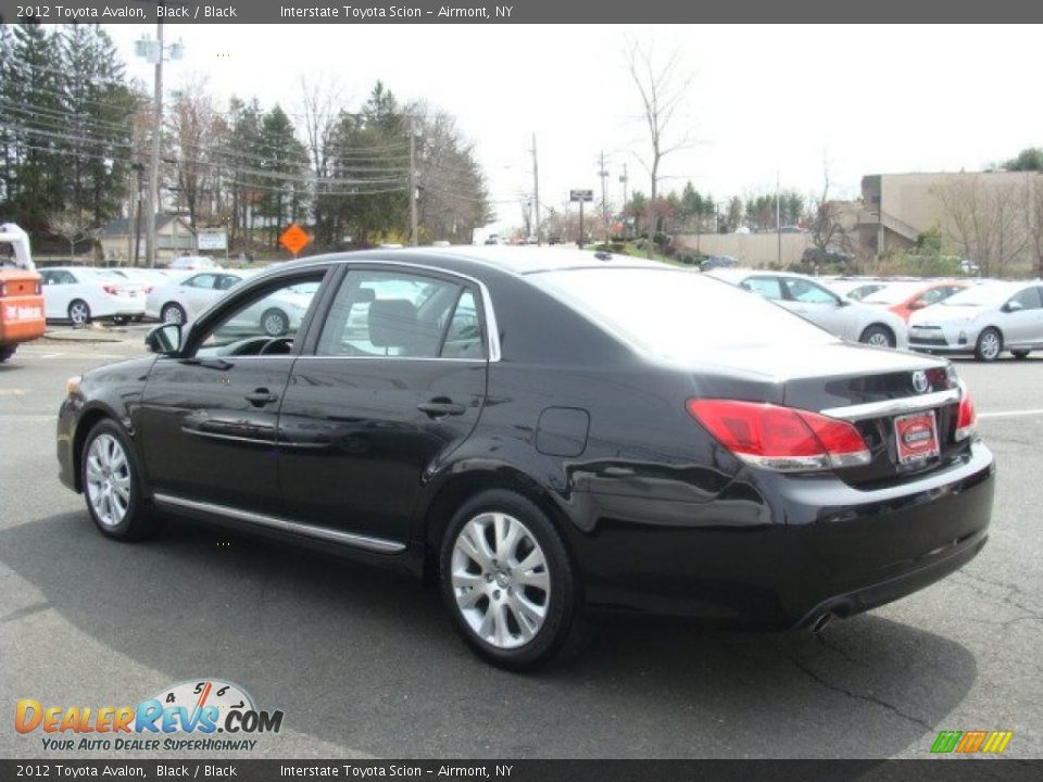 2012 Toyota Avalon Black / Black Photo #6