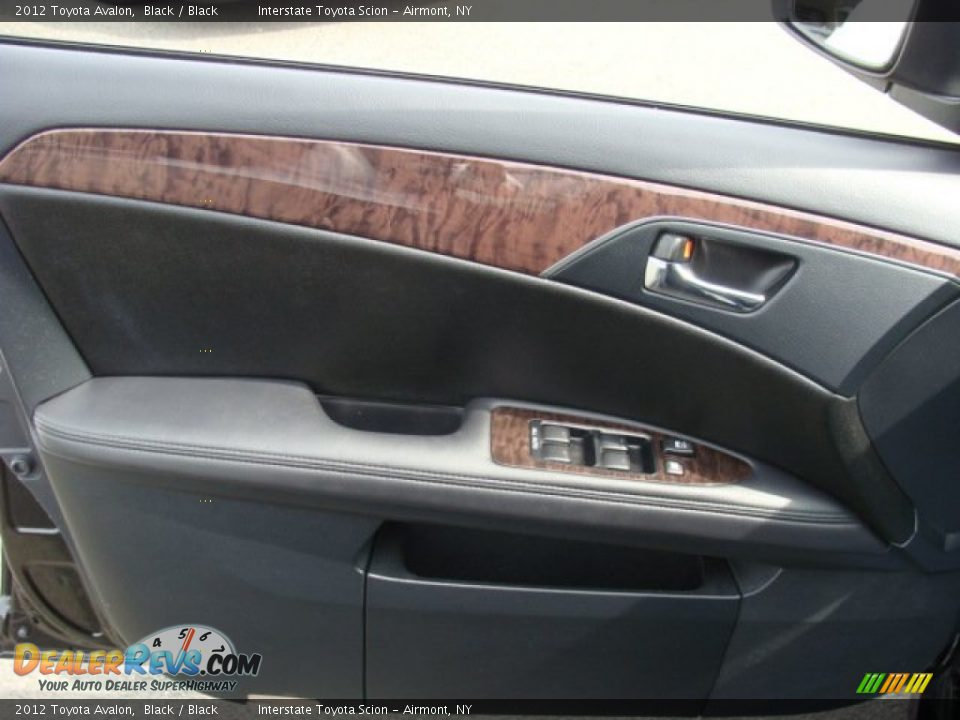 2012 Toyota Avalon Black / Black Photo #7