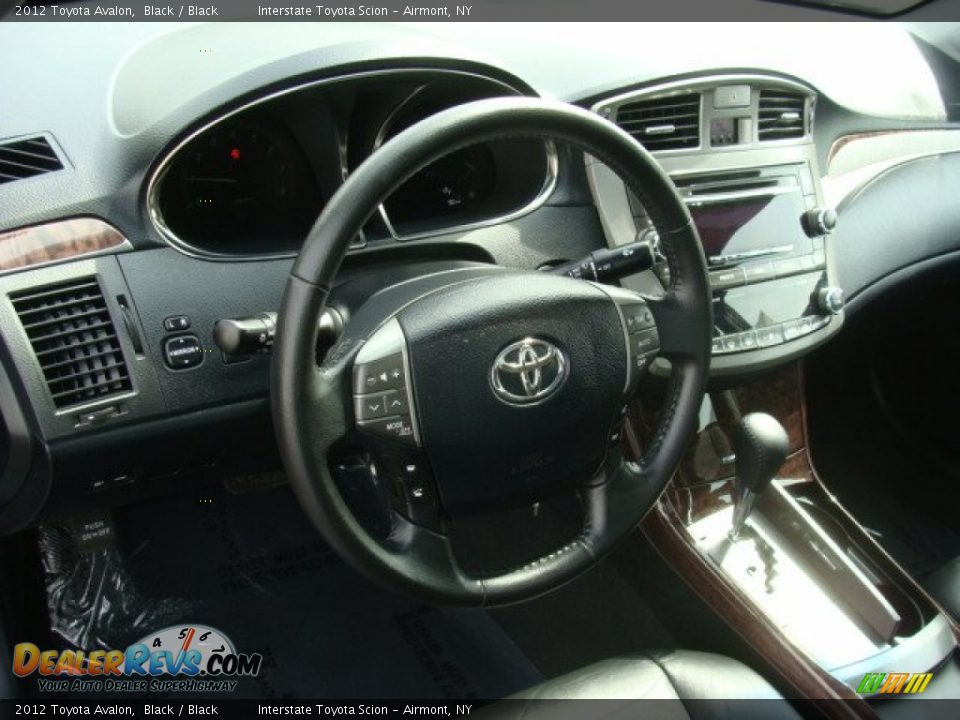 2012 Toyota Avalon Black / Black Photo #9