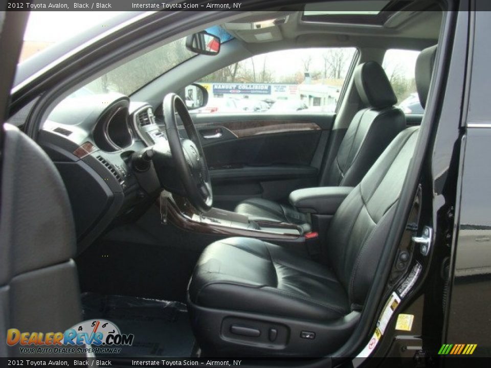 2012 Toyota Avalon Black / Black Photo #10