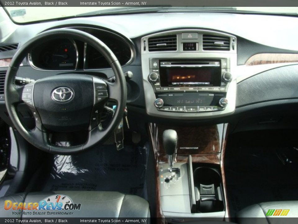 2012 Toyota Avalon Black / Black Photo #12