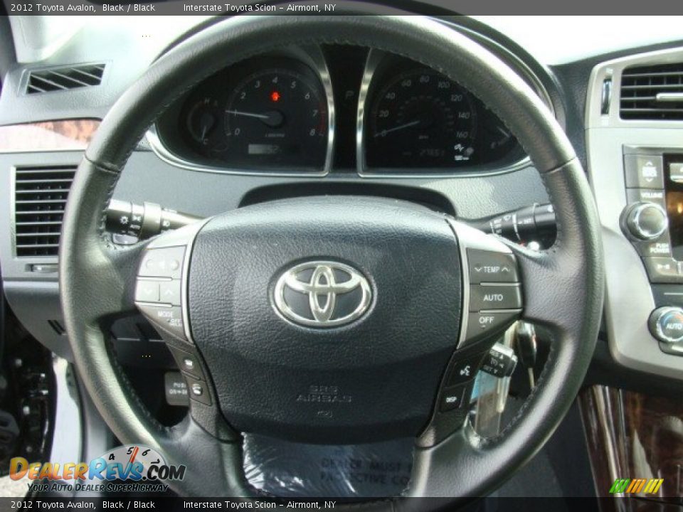 2012 Toyota Avalon Black / Black Photo #13