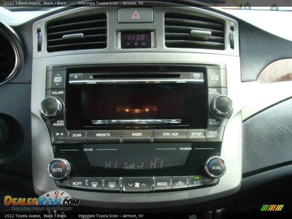 2012 Toyota Avalon Black / Black Photo #15