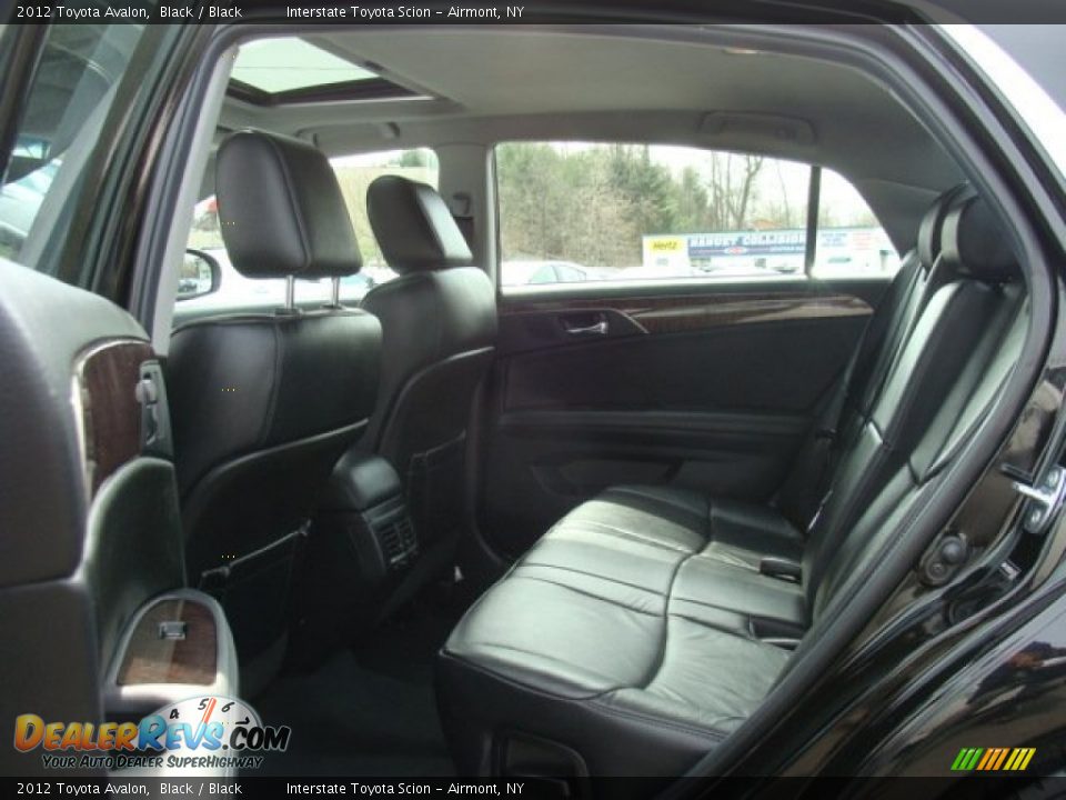 2012 Toyota Avalon Black / Black Photo #18